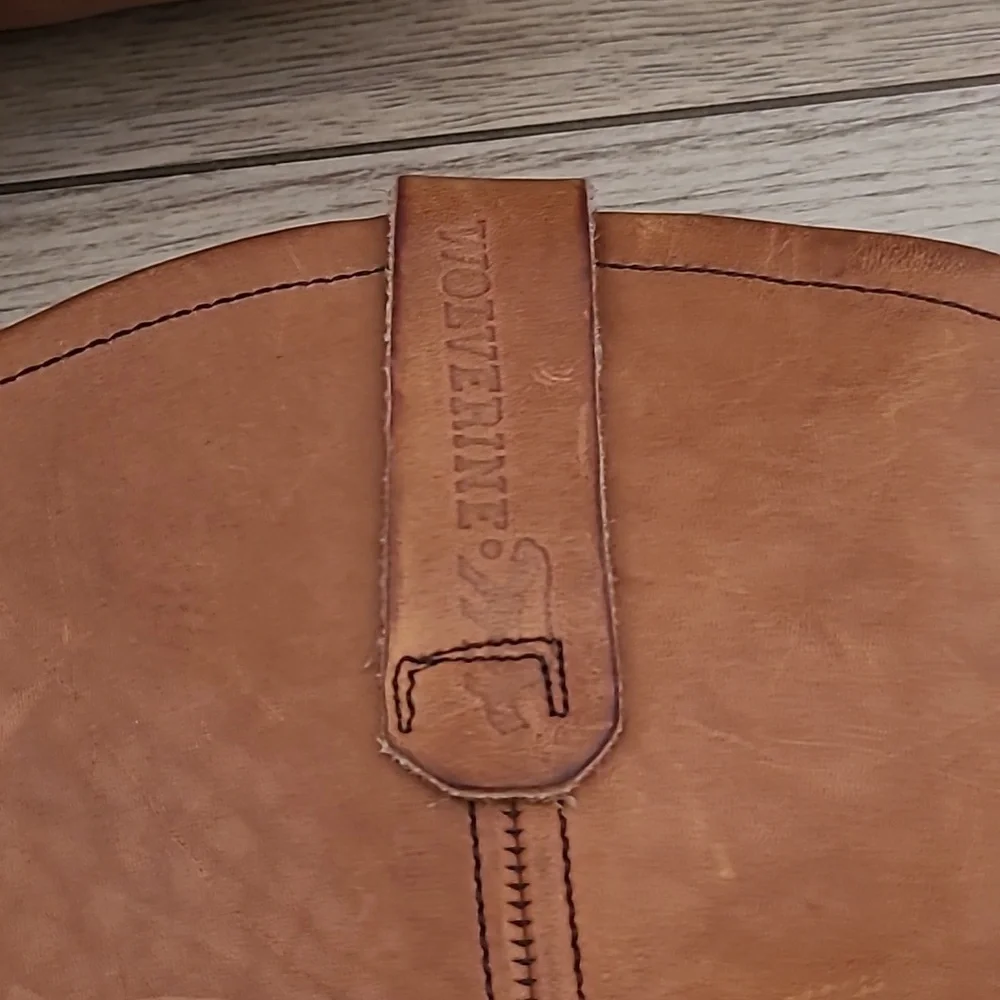 WOLVERINE Tan Brown Good Year Oil Chemigum Leather Western Boots Sz 11 B VTG‎
